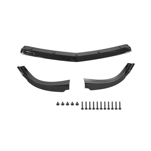 SCSTHRCRA Für M&ercedes Für B&ENZ Sport W204 C200 C250 C300 2012-2014 Auto Front Stoßstange Splitter Lip Spoiler Protector Diffusor Frontspoiler(Carbon Fiber) von SCSTHRCRA