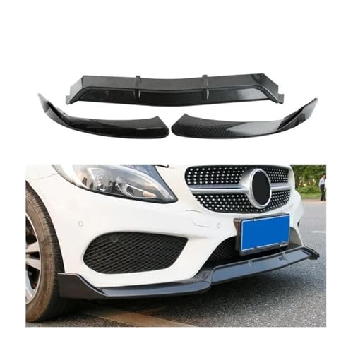 SCSTHRCRA Für M&ercedes Für B&ENZ W205 2015-2018 (Nur Für Sportmodell) Auto Front Stoßstange Splitter Lip Spoiler Protector Diffusor Frontspoiler von SCSTHRCRA
