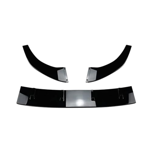 SCSTHRCRA Für Polo MK6 2018 + Auto Stoßstange Lip Splitter Front Schaufel Spoiler Diffusor Canard Protector Frontspoiler(Piano Black) von SCSTHRCRA