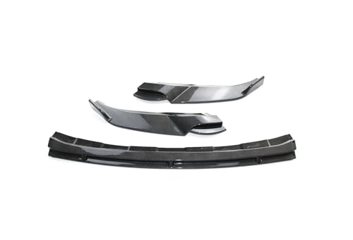 SCSTHRCRA Für T-ROC TSI TDI 2017-2022 Auto Stoßstange Lip Splitter Front Schaufel Spoiler Diffusor Canard Protector Frontspoiler(Carbon Fiber Look) von SCSTHRCRA