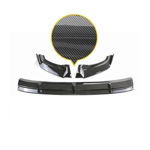 SCSTHRCRA Für T&iguan 2017-2020 Auto Lip Splitter Front Schaufel Spoiler Diffusor Canard Protector Frontspoiler(Carbon Surface) von SCSTHRCRA