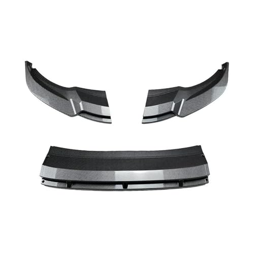 SCSTHRCRA Für T&iguan Rleitung 2021 2022 2023 Auto Lip Splitter Front Schaufel Spoiler Diffusor Canard Protector Frontspoiler(Carbon Fiber Look) von SCSTHRCRA