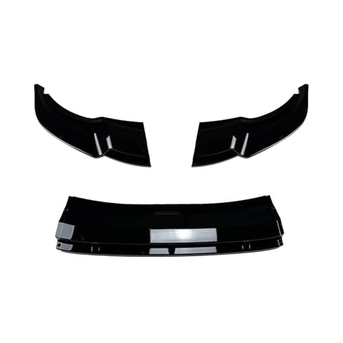 SCSTHRCRA Für T&ouareg L T&iguan Rleitung 2021-2023 Auto Stoßstange Lip Splitter Front Schaufel Spoiler Diffusor Canard Protector Frontspoiler(Piano Black) von SCSTHRCRA