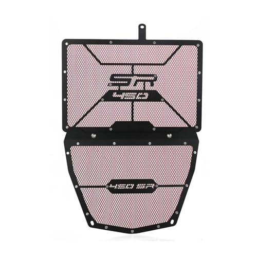SCSTHRCRA Motorrad Grillabdeckung Schutz Für C&FMOTO Für 450SR 450SS 450SRS 450 SR SS SRS 450 2022-2025 Motorrad-Kühlerschutzgitter-Abdeckungsschutz-Set (Red A) von SCSTHRCRA