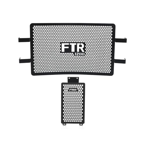 SCSTHRCRA Motorrad Grillabdeckung Schutz Für I&ndian Für FTR1200S FTR1200R FTR1200 FTR 1200 SR Carbon Rally Sport Kühlergrill Wache Cover Protector (B FTR 1200 Logo) von SCSTHRCRA