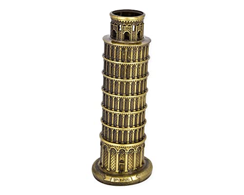 SCSpecial Metallischer Schiefer Turm der Pisa-Statue 6 Zoll-Andenken-Figürchen-Turm-Modell Kit für Inneneinrichtung, Partei von SCSpecial