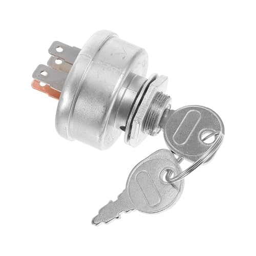 Kupfer Zündschalter Starter Rasenmäher Kompatibel mit SCAG MT 9250267 Schlüssel Ersatz Motor Teile von SCTTJSIXZ