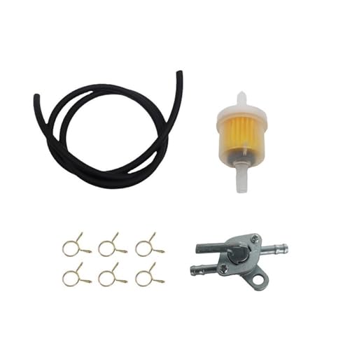 Motorrad-Ölschalter-Benzinfilter-Kit mit One-In-One-Out-Teileaustausch(Black) von SCTTJSIXZ