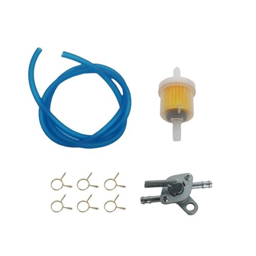 Motorrad-Ölschalter-Benzinfilter-Kit mit One-In-One-Out-Teileaustausch(Blue) von SCTTJSIXZ