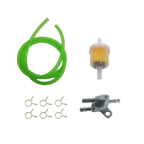 Motorrad-Ölschalter-Benzinfilter-Kit mit One-In-One-Out-Teileaustausch(Green) von SCTTJSIXZ