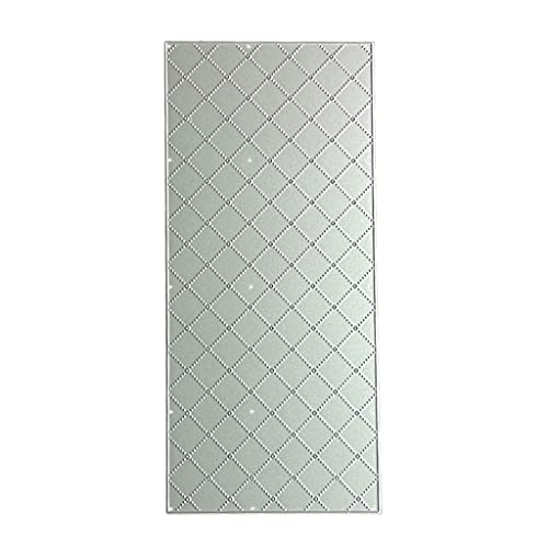 SCUDGOOD Gitter Rechteck Prägeschablone Robuster Kohlenstoffstahl Dekorative Vorlage DIY Karten Verzierungen Stanzungen Für Geburtstagskarten Basteln Scrapbooking Schule Klassenzimmer Bulletin von SCUDGOOD