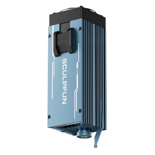 SCULPFUN IR-2 Infrarot Lasermodul 1064 nm, 0,03 mm Laserpunkt Laserkopf für die Metall- und Kunststoffgravur, kompatibel mit allen Sculpfun S9, S30 Serien, S30 Ultra Serien und SF-A9 Lasergravierern von SCULPFUN