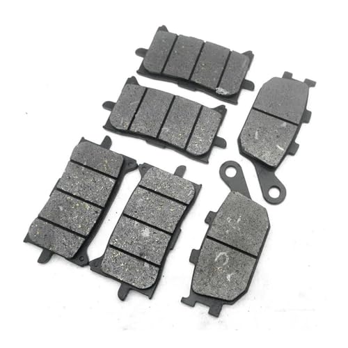 Für Hon&da ASP1100P Hawk 11 NT1100 2022-2023 CRF1100L 2020-2023 CRF1000L Africa Twin CRF1000D 2016-2021 Motorrad Vorne Und Hinten Bremsbeläge Halbmetallisch Geräuscharm(Vorderseite und Rückseite) von SCUUBE