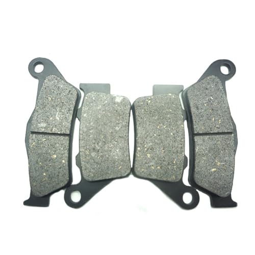 SCUUBE Für K&T-M EXC-F 350 Sixdays 4T EXCF350 2011–2012 2014–2023 EXCF350 2011–2023 XC-W300 XCW300 2006–2017 Motorrad-Halbmetall-Bremsbeläge Vorne Und Hinten Geräuscharm(Vorderseite und Rückseite) von SCUUBE