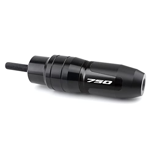 Schieberegler Für 750 FORZA750 2020 2021 Motorrad Fallschutz Rahmen Slider Seitenverkleidung Schutz Crash Pad Protector Auspuff Slider(Schwarz) von SCUUBE