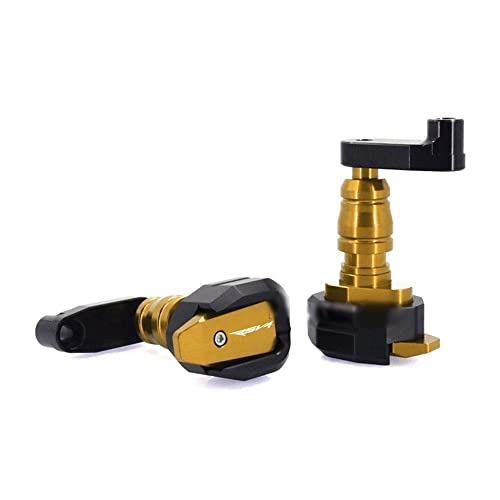 Schieberegler Für Aprilia RSV4 RR RF 2009-2017 2016 RSV4RR RSV4RF Motorrad Absturzsicherung Rahmen Slider Verkleidung Schutz Anti Crash Pad Protector(Gold) von SCUUBE