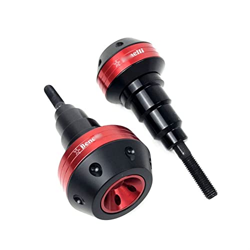 Schieberegler Für Benelli BN300 BN600 TNT300 TNT600 BN TNT 300 600 Motorrad Fallschutz Rahmen Slider Seitenverkleidung Guard Crash Pad Protector Auspuff Slider(Rot) von SCUUBE