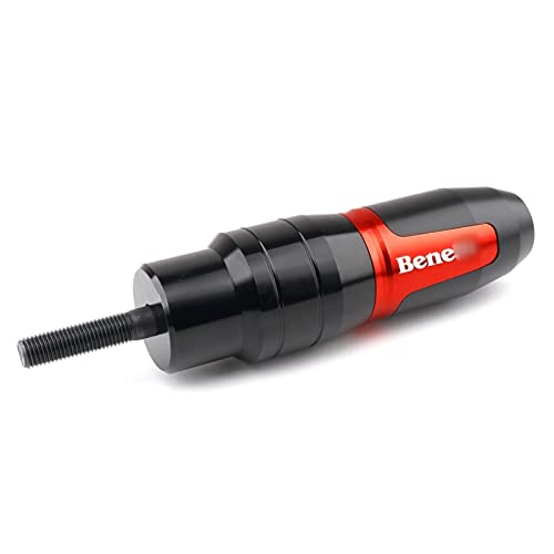 Schieberegler Für Benelli Leoncino 500 LeonineX TNT 125 135 502 TRK502 Motorrad-Fallschutz-Rahmenschieber Seitenverkleidungsschutz Sturzpad-Schutz Auspuffschieber(Rot) von SCUUBE