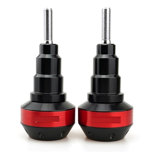 Schieberegler Für CB600 600 900 CBR600 Motorrad Fallschutz Sturzpad Seitenverkleidung Schutz Sturzpad Schutz Auspuff Slider(Rot) von SCUUBE