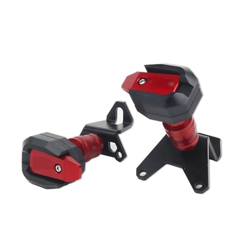 Schieberegler Für CB650R CB 650R CBR650R 2021 2022 Motorrad Fallende Schutz Rahmen Slider Verkleidung Schutz Anti Crash Pad Schutz(Rot) von SCUUBE