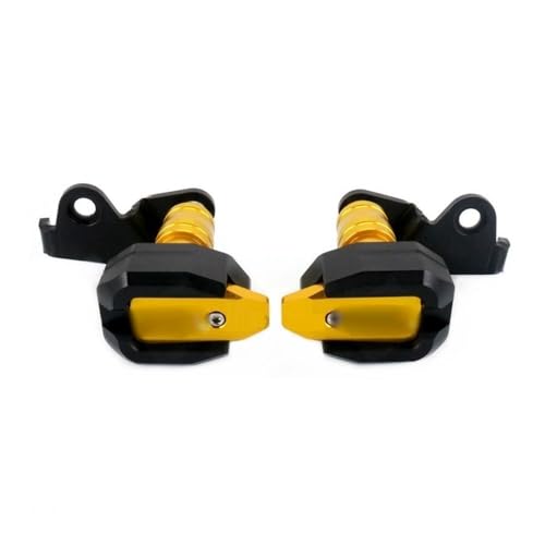 Schieberegler Für CBR1000RR CBR 1000RR 2012-2016 Motorrad Fallschutz Rahmen Slider Verkleidungsschutz Anti Crash Pad Protector(Gold) von SCUUBE