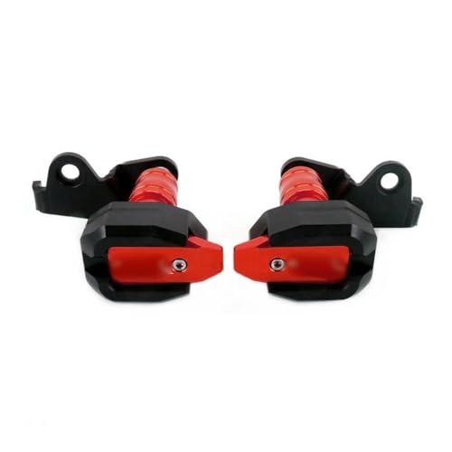 Schieberegler Für CBR1000RR CBR 1000RR 2012-2016 Motorrad Fallschutz Rahmen Slider Verkleidungsschutz Anti Crash Pad Protector(Rot) von SCUUBE