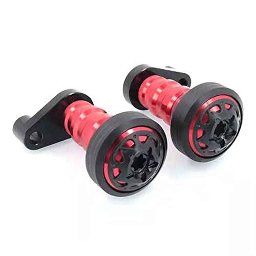 Schieberegler Für CBR600RR 2003-2006 CBR1000RR 2006-2007 Motorrad Fallschutz Rahmen Slider Verkleidungsschutz Anti Crash Pad Protector(Rot) von SCUUBE