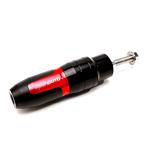 Schieberegler Für CFMOTO 650NK 650 NK 150NK 150 NK 2011-2018 Motorrad Auspuff Slider Fallschutz Anti Crash Protector Pad(Rot) von SCUUBE