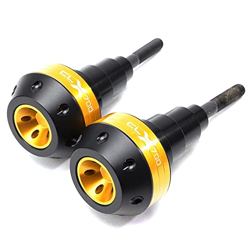 Schieberegler Für CFMOTO 700 CLX CL-X CLX700 2021 2022 Motorrad Fallschutz Rahmen Slider Seitenverkleidung Schutz Motor Crash Protector(Gold) von SCUUBE