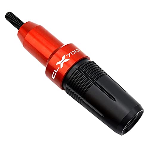 Schieberegler Für CFMOTO 700 CLX CLX700 700CL-X CF700 700clx 2021 2022 Motorrad Auspuff Slider Fallschutz Anti Crash Protector Pad(Rot) von SCUUBE