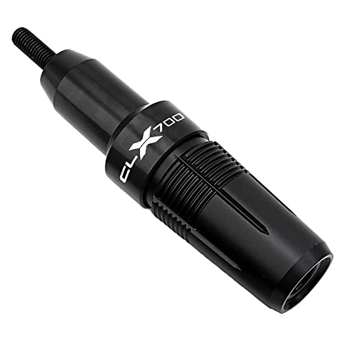 Schieberegler Für CFMOTO 700 CLX CLX700 700CL-X CF700 700clx 2021 2022 Motorrad Auspuff Slider Fallschutz Anti Crash Protector Pad(Schwarz) von SCUUBE