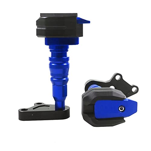 Schieberegler Für CFMOTO CF400NK NK400 400NK NK650 650NK CF650NK 2016-2020 Motorrad Absturzsicherung Rahmen Slider Verkleidungsschutz Anti Crash Pad Protector(Blau) von SCUUBE