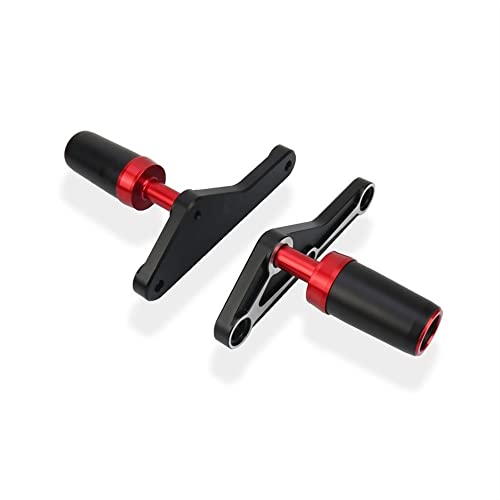 Schieberegler Für Ducati XDIAVEL 1260 1260S X DIAVEL S 2016-2022 Motorrad Absturzsicherung Rahmen Slider Verkleidung Schutz Anti Crash Pad Protector(Rot) von SCUUBE