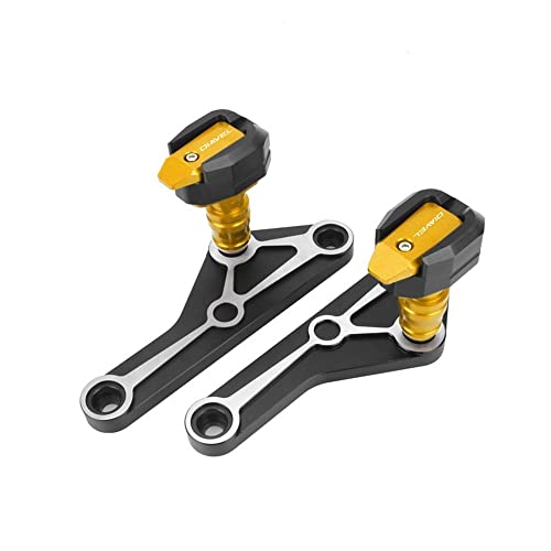 Schieberegler Für Ducati XDiavel/S 16-18 Diavel 1260 1200S XDiavel 19-22 Motorrad Absturzsicherung Rahmen Slider Verkleidung Schutz Anti Crash Pad Protector(Gold) von SCUUBE