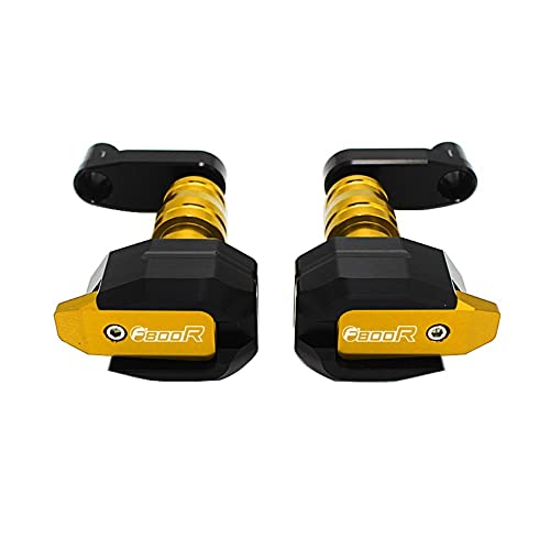 Schieberegler Für F800R F800 RF 800R 2014 2015 2016 Motorrad Fallschutz Rahmen Slider Verkleidungsschutz Anti Crash Pad Protector(Gold) von SCUUBE