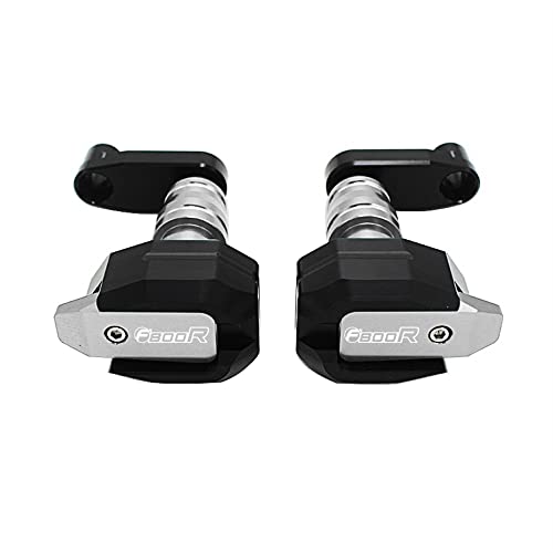 Schieberegler Für F800R F800 RF 800R 2014 2015 2016 Motorrad Fallschutz Rahmen Slider Verkleidungsschutz Anti Crash Pad Protector(Silber) von SCUUBE