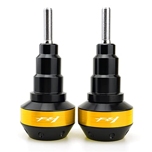 Schieberegler Für FZ1 FZ6 FZ8 Motorrad Fallschutz Rahmen Slider Seitenverkleidung Schutz Crash Pad Protector Auspuff Slider FZ-1 FZ-6 FZ-8(Gold) von SCUUBE