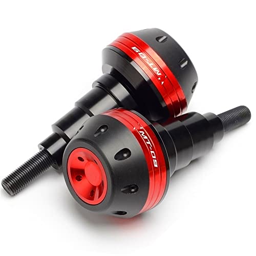 Schieberegler Für MT09 MT-09 SP 2015-2020 2021 2022 Motorrad Fallschutz Rahmen Slider Seitenverkleidung Schutz Motor Crash Protector(Rot) von SCUUBE