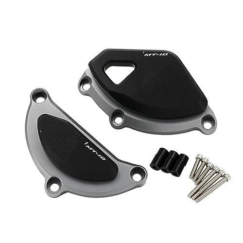 Schieberegler Für MT10 2015 2016 2017 2018-2021 Motorrad Aluminium Slider Verkleidung Motorschutz Anti Crash Pad Fallschutz(Rot) von SCUUBE