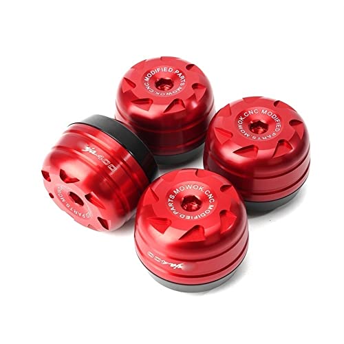 Schieberegler Für NINJA 400 Z400 2018 2019 2020 2021 Motorrad CNC Rad Fallschutz Hinten Vorderachse Gabel Crash Aluminium Slider(4) von SCUUBE