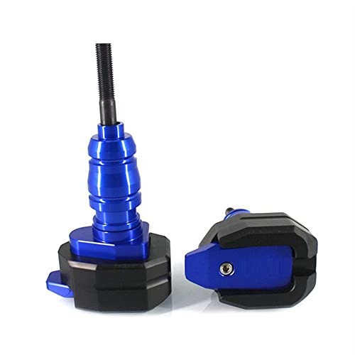 Schieberegler Für NINJA 650 Z650 2017 2018 2019 2020 2021 2022 Motorrad Fallschutz Sturzpad Verkleidungsschutz Anti Crash Pad Protector(Blau) von SCUUBE