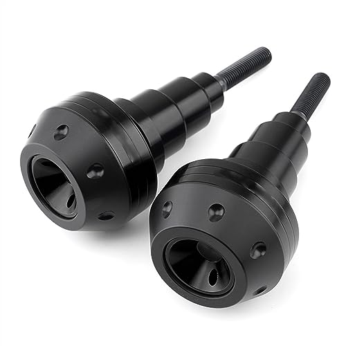 Schieberegler Für NINJA ZX6R ZX 6R ZX-6R 2013-2022 Motorrad Fallschutz Rahmen Slider Seitenverkleidung Schutz Crash Pad Protector Auspuff Slider(Schwarz) von SCUUBE