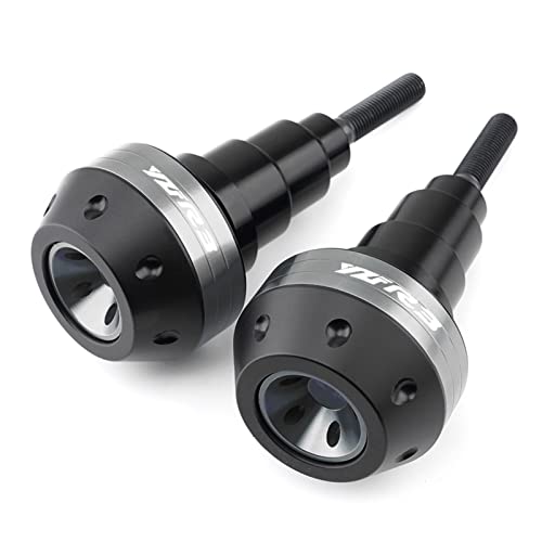 Schieberegler Für R3 YZF-R3 YZFR3 2015-2022 Motorrad Fallschutz Sturzpad Seitenverkleidung Schutz Sturzpad Schutz Auspuff Slider(Gray) von SCUUBE