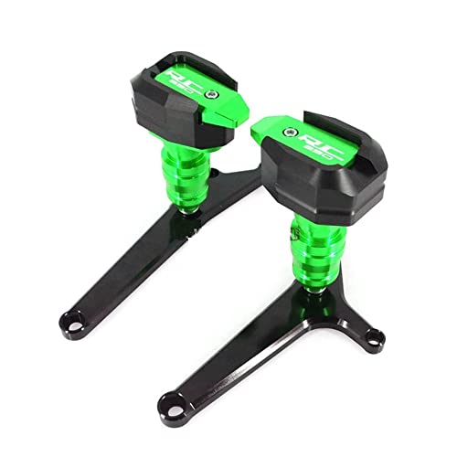 Schieberegler Für RC390 RC 390 2014-2020 2019 2018 2017 Motorrad Fallschutz Frame Slider Verkleidungsschutz Anti Crash Pad Protector(Grün) von SCUUBE