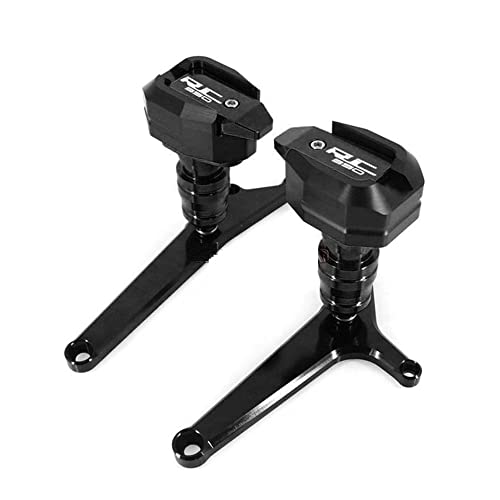 Schieberegler Für RC390 RC 390 2014-2020 2019 2018 2017 Motorrad Fallschutz Frame Slider Verkleidungsschutz Anti Crash Pad Protector(Schwarz) von SCUUBE