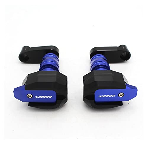 Schieberegler Für S1000R 2017 2018 Motorrad Fallschutz Slider Verkleidungsschutz Anti Crash Pad Protector(Blau) von SCUUBE