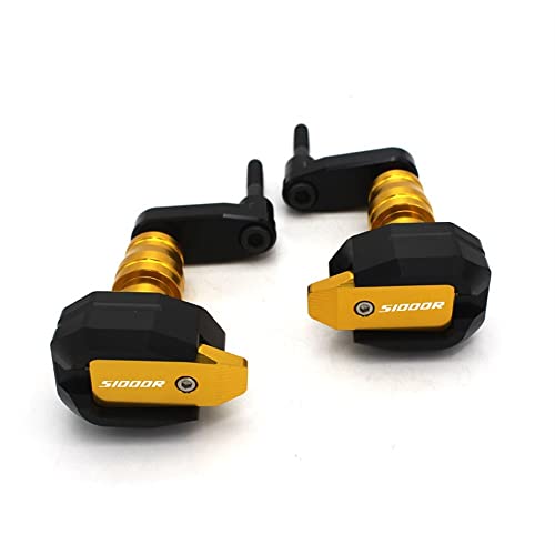 Schieberegler Für S1000R 2017 2018 Motorrad Fallschutz Slider Verkleidungsschutz Anti Crash Pad Protector(Gold) von SCUUBE