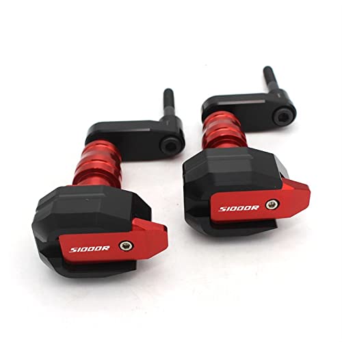 Schieberegler Für S1000R 2017 2018 Motorrad Fallschutz Slider Verkleidungsschutz Anti Crash Pad Protector(Rot) von SCUUBE