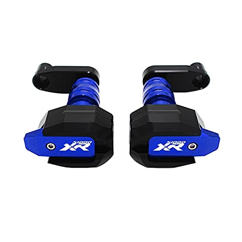 Schieberegler Für S1000XR 2010 2011 2012 2013 2014 2015 2016 2017 2018 Motorrad Fallschutz Rahmen Slider Verkleidungsschutz Anti Crash Pad Protector(Blau) von SCUUBE