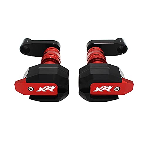 Schieberegler Für S1000XR 2010 2011 2012 2013 2014 2015 2016 2017 2018 Motorrad Fallschutz Rahmen Slider Verkleidungsschutz Anti Crash Pad Protector(Rot) von SCUUBE